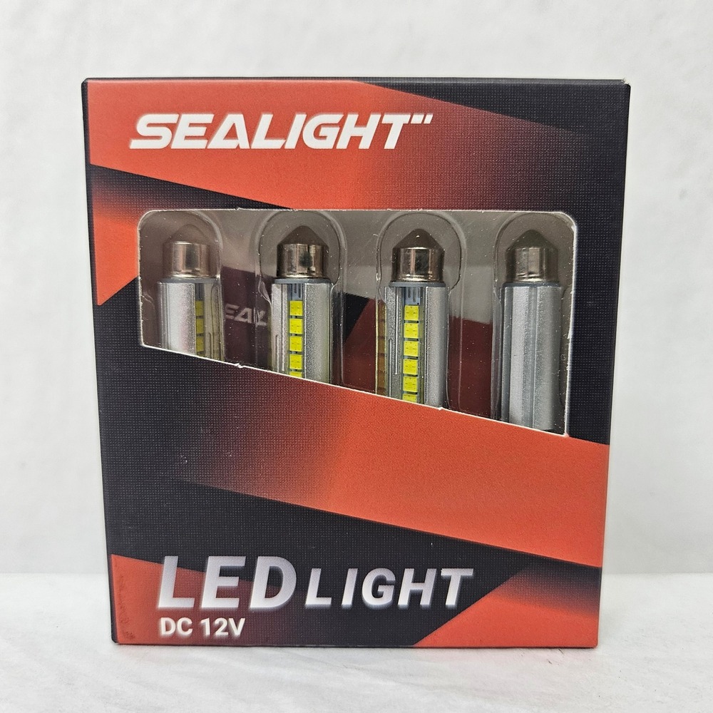 SEALIGHT 41MM White LED Bulbs DCβ 12V Interior Dome Map Light 4 Pack